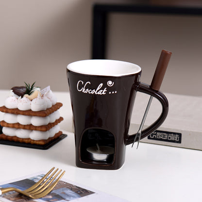 Mini Fondue Mug Set | Chocolate, Cheese & Butter Melter