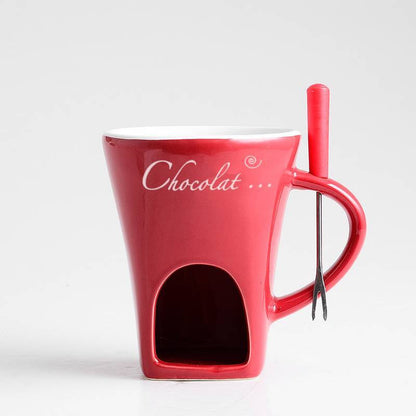 Mini Fondue Mug Set | Chocolate, Cheese & Butter Melter