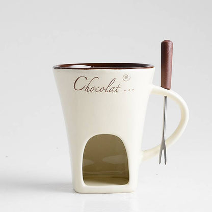 Mini Fondue Mug Set | Chocolate, Cheese & Butter Melter