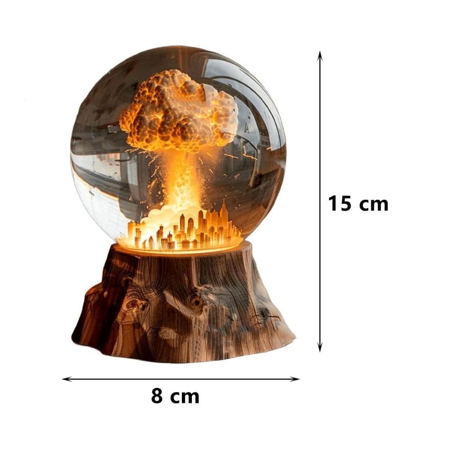 Atomic Bomb Explosion Lamp | 3D Mushroom Cloud LED Night Light