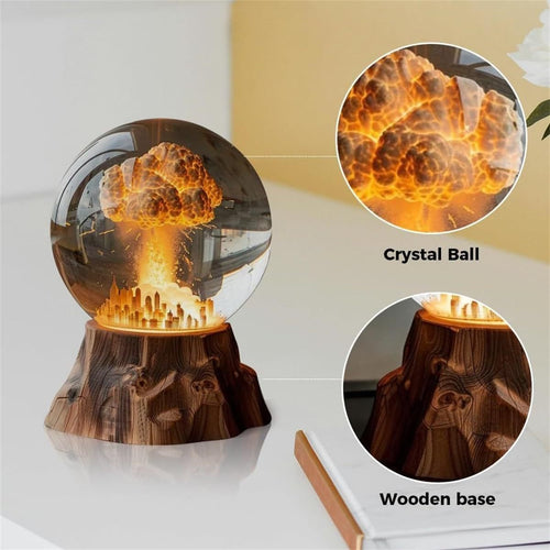 Atomic Bomb Explosion Lamp | 3D Mushroom Cloud LED Night Light