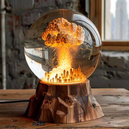 Atomic Bomb Explosion Lamp | 3D Mushroom Cloud LED Night Light