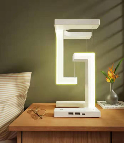 Floating Wireless Charging Lamp with Balance Design