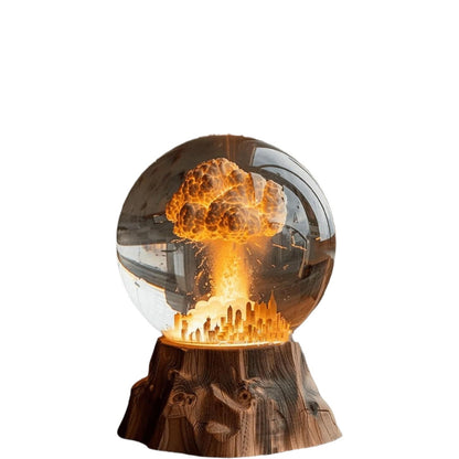 Atomic Bomb Explosion Lamp | 3D Mushroom Cloud LED Night Light