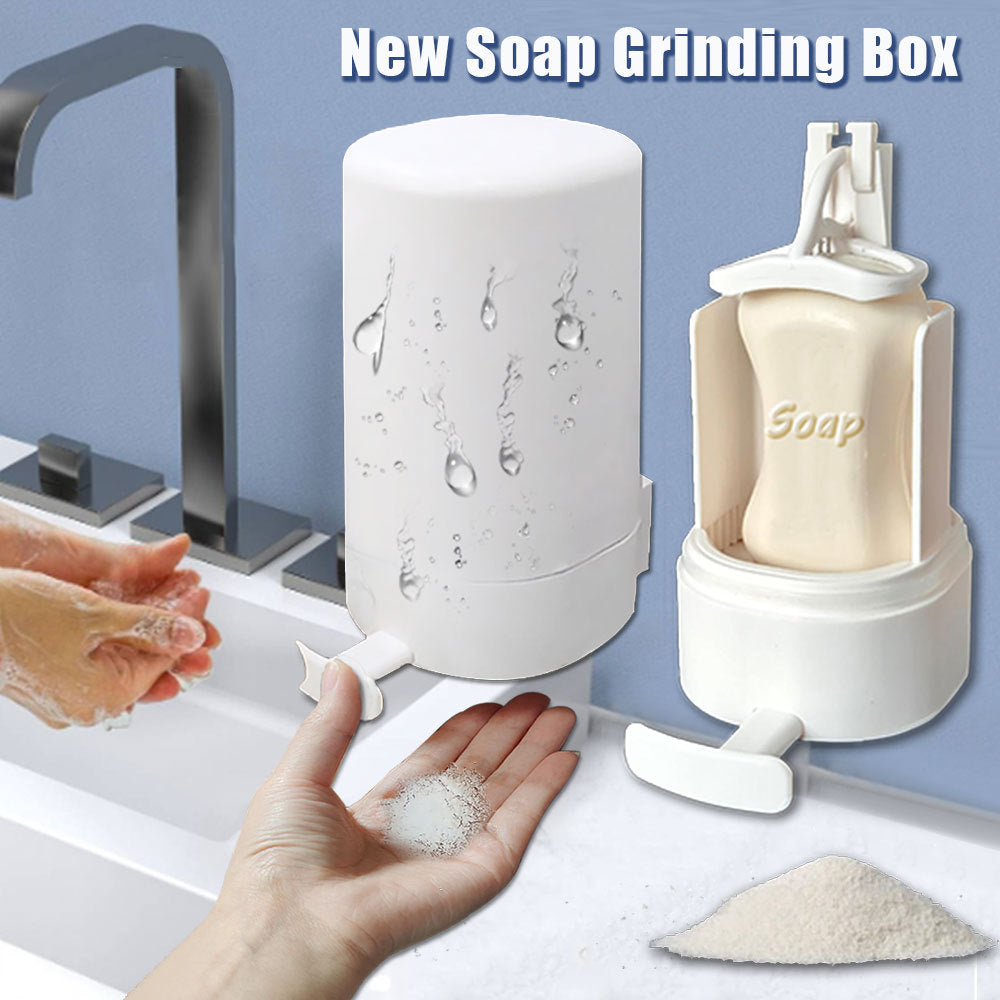 Wall-Mounted Soap Grinder Dispenser & Organizer