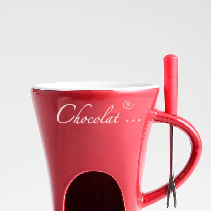 Mini Fondue Mug Set | Chocolate, Cheese & Butter Melter