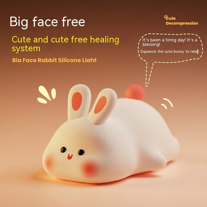 Cute LED Touch Sensor Rabbit Night Light for Kids