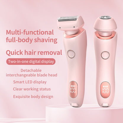 2-in-1 USB Rechargeable Hair Removal Epilator & Trimmer for Women