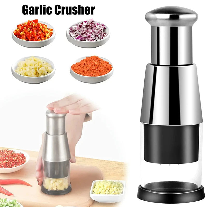 Manual Garlic Crusher & Vegetable Chopper